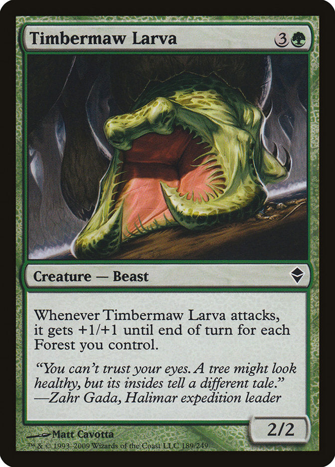 Timbermaw Larva [Zendikar] | Local Legends