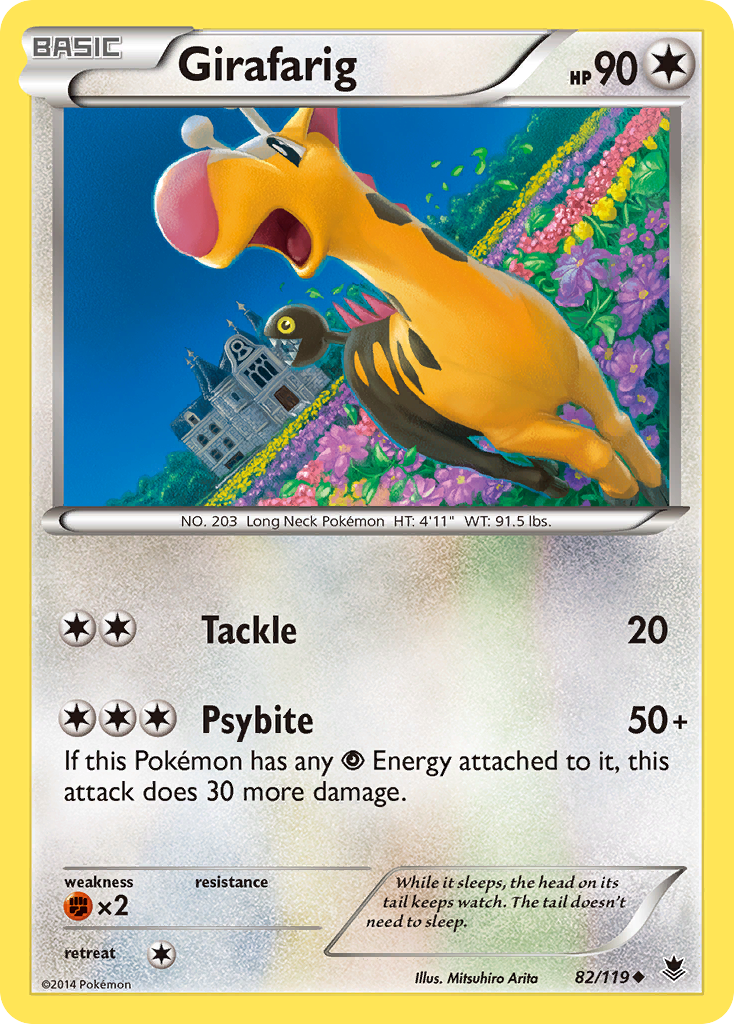 Girafarig (82/119) [XY: Phantom Forces] | Golgari Games