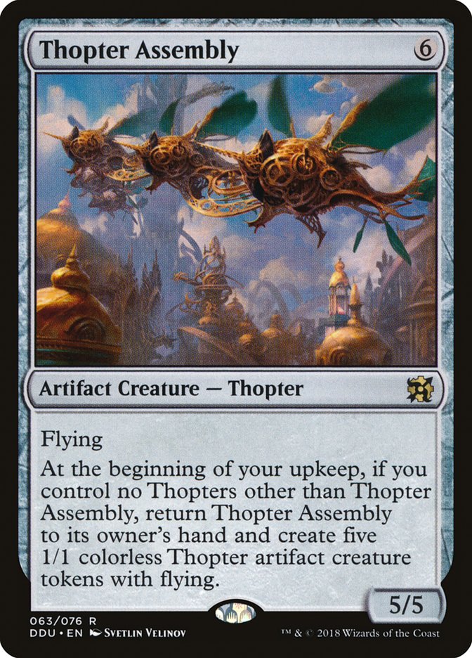 Thopter Assembly [Duel Decks: Elves vs. Inventors] | Local Legends