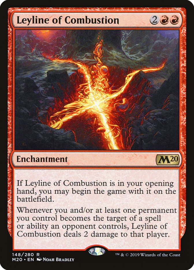 Leyline of Combustion [Core Set 2020] | Local Legends