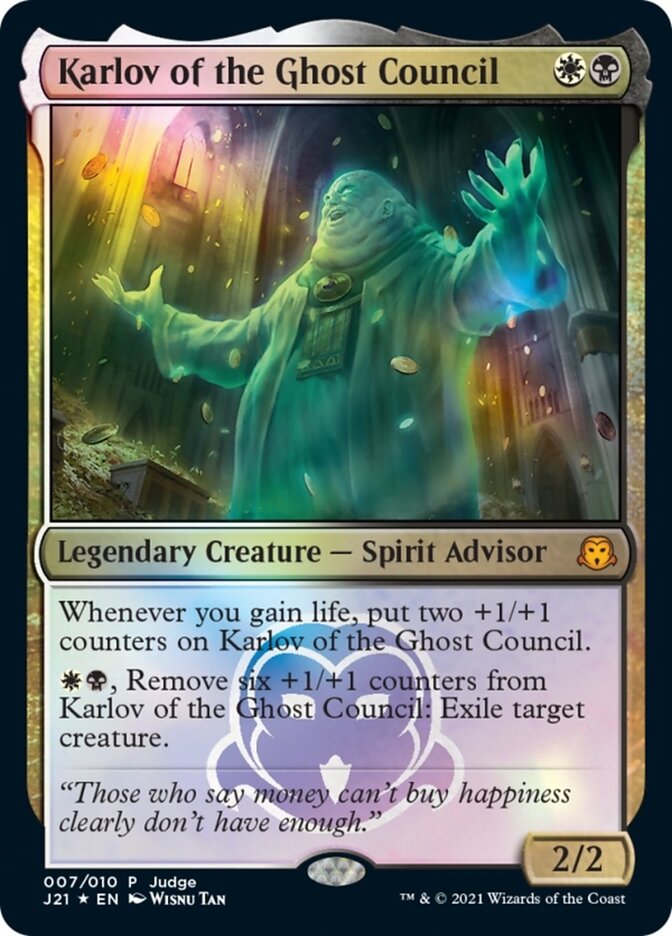 Karlov of the Ghost Council [Judge Gift Cards 2021] | Golgari Games