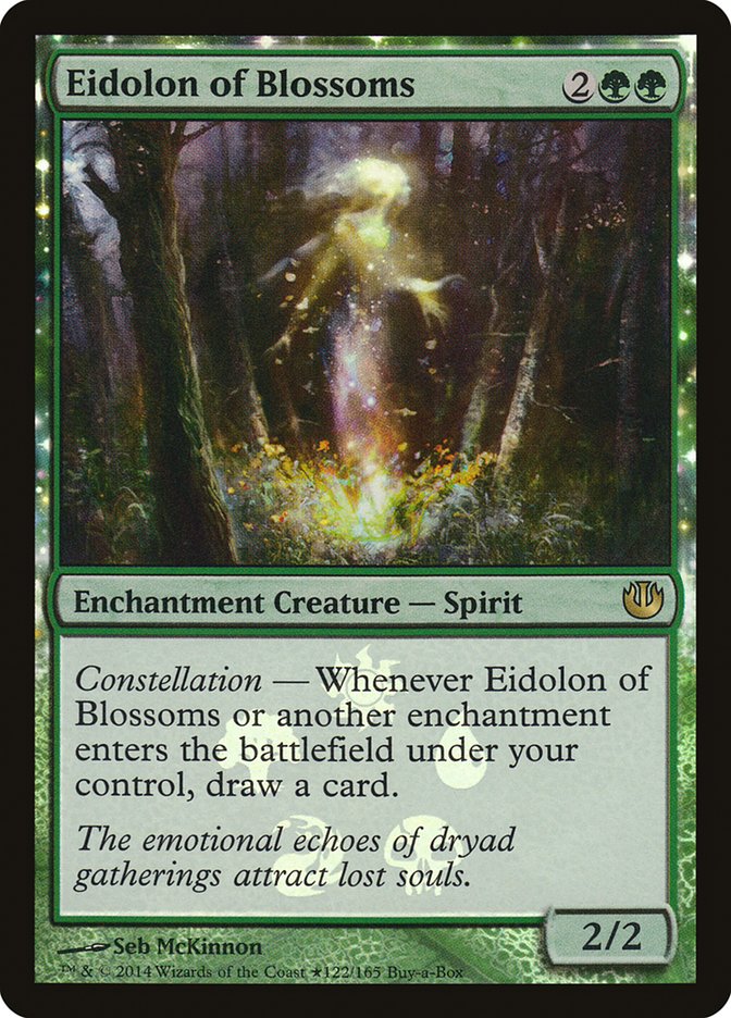 Eidolon of Blossoms (Buy-A-Box) [Journey into Nyx Promos] | Golgari Games