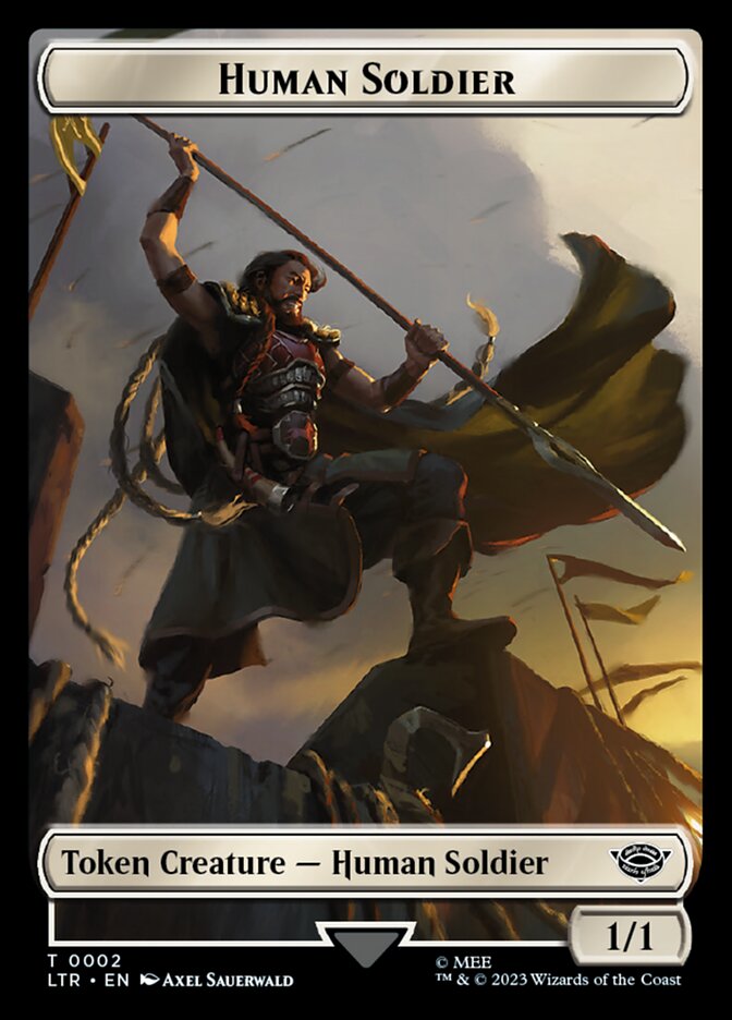 Human Soldier Token (02) [The Lord of the Rings: Tales of Middle-Earth Tokens] | Local Legends
