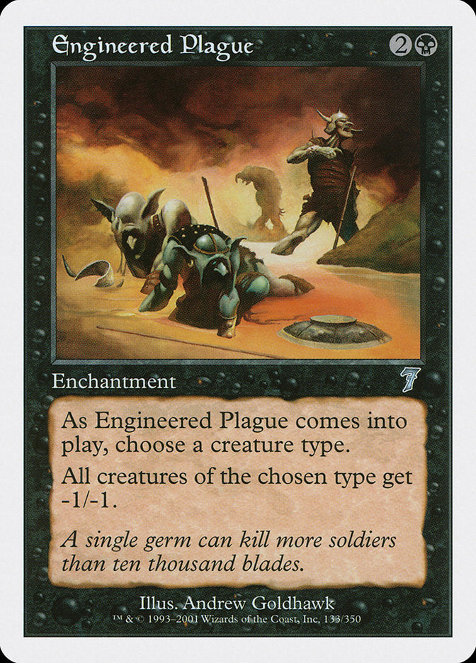 Engineered Plague [Seventh Edition] | Golgari Games