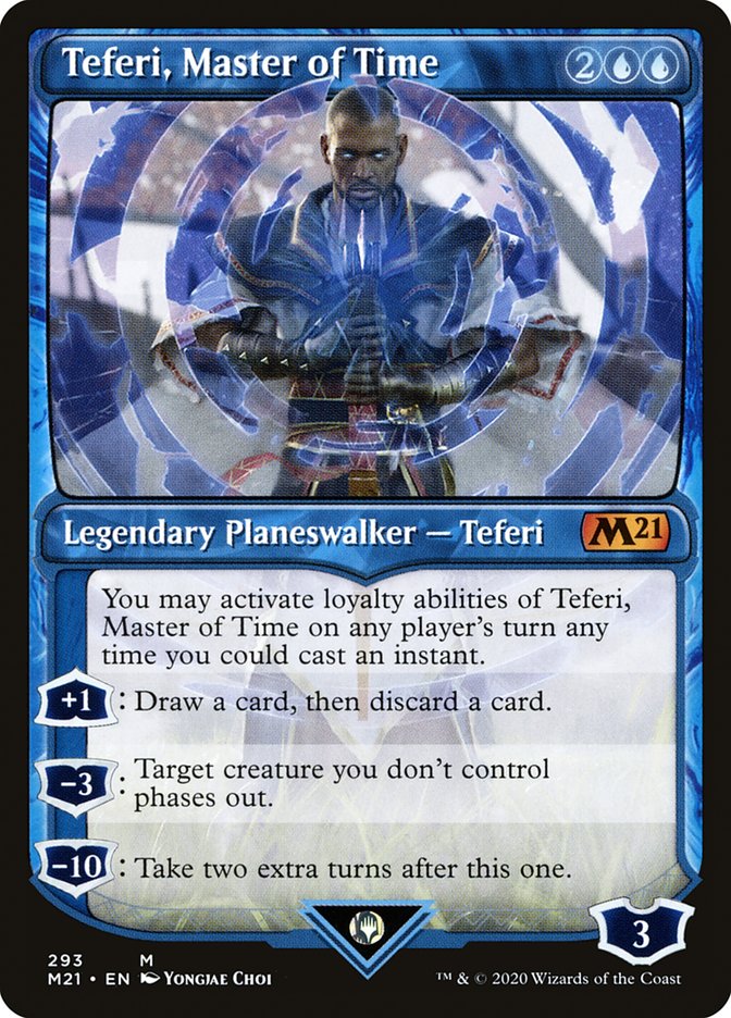 Teferi, Master of Time (Showcase) (293) [Core Set 2021] | Local Legends