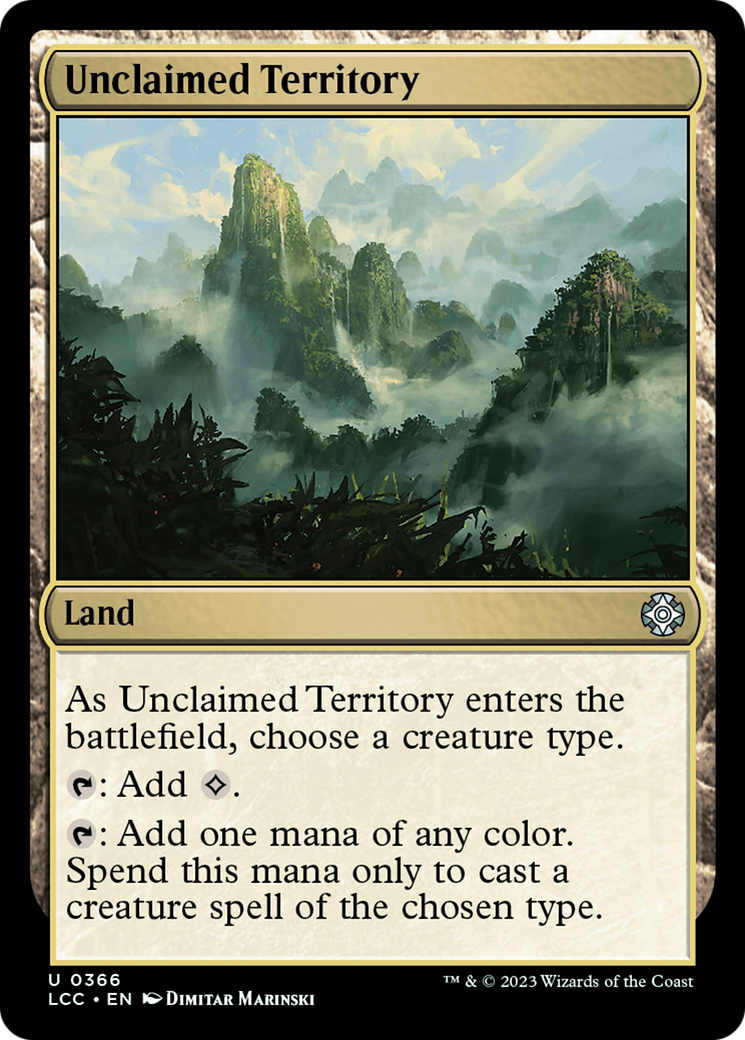 Unclaimed Territory [The Lost Caverns of Ixalan Commander] | Golgari Games