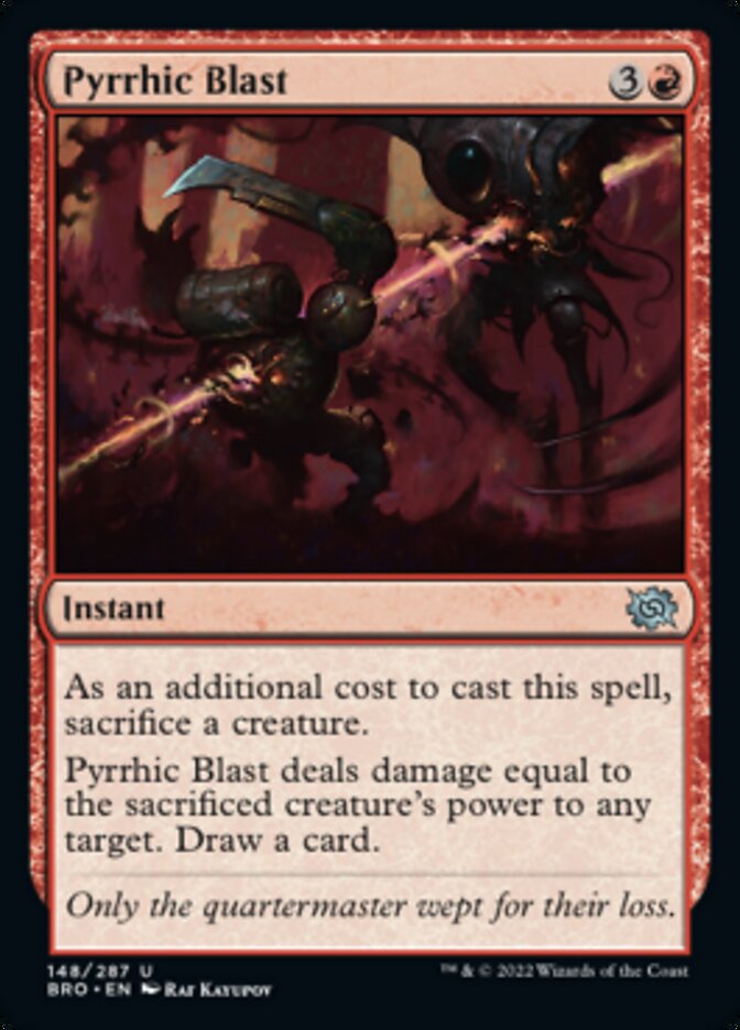 Pyrrhic Blast [The Brothers' War] | Local Legends