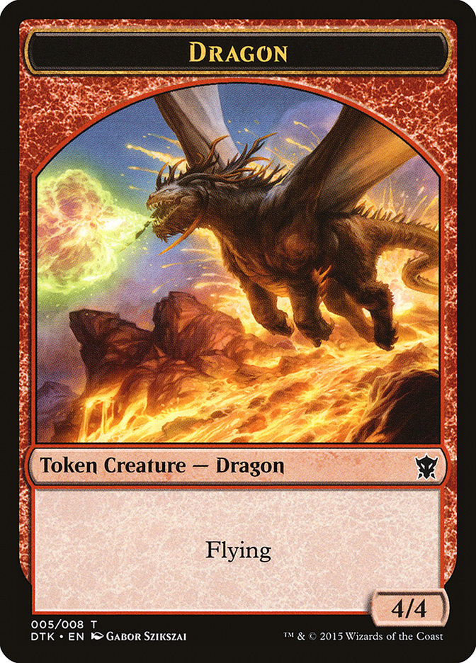 Dragon Token [Dragons of Tarkir Tokens] | Local Legends