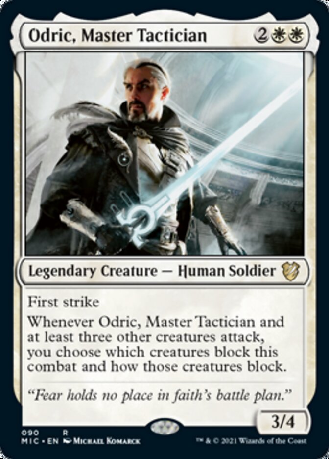 Odric, Master Tactician [Innistrad: Midnight Hunt Commander] | Golgari Games