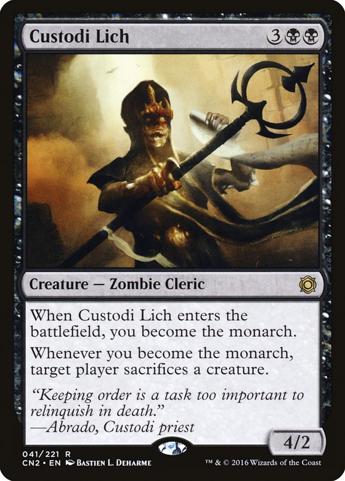 Custodi Lich [Conspiracy: Take the Crown] | Local Legends