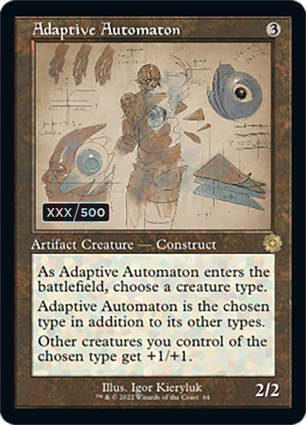 Adaptive Automaton (Retro Schematic) (Serial Numbered) [The Brothers' War Retro Artifacts] | Golgari Games