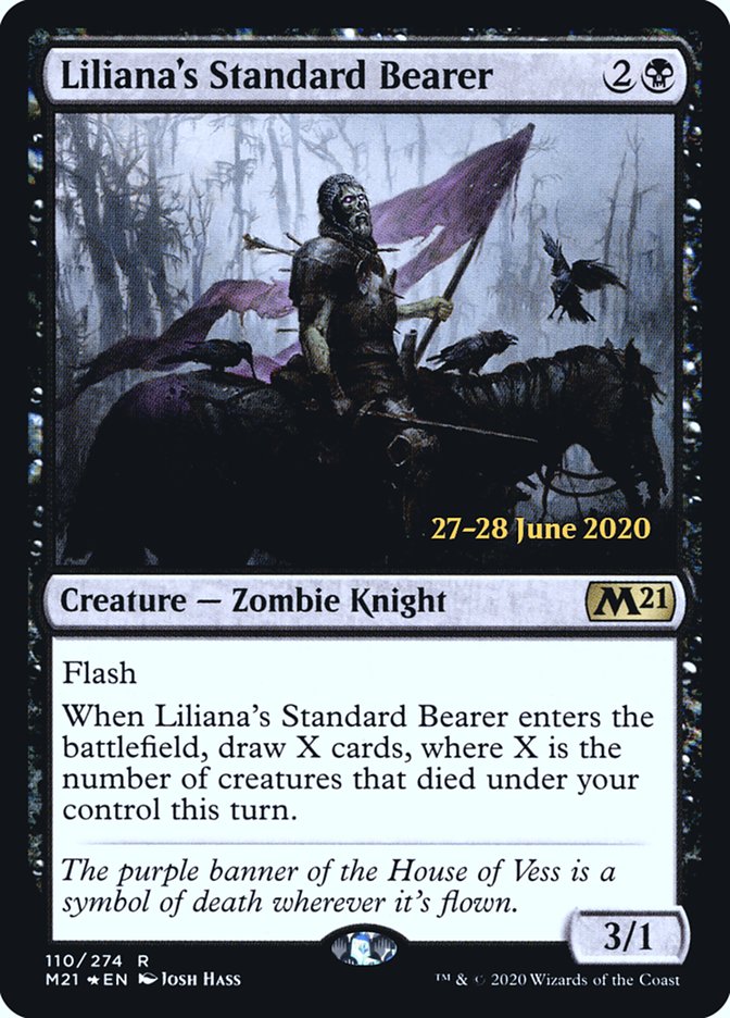 Liliana's Standard Bearer [Core Set 2021 Prerelease Promos] | Golgari Games