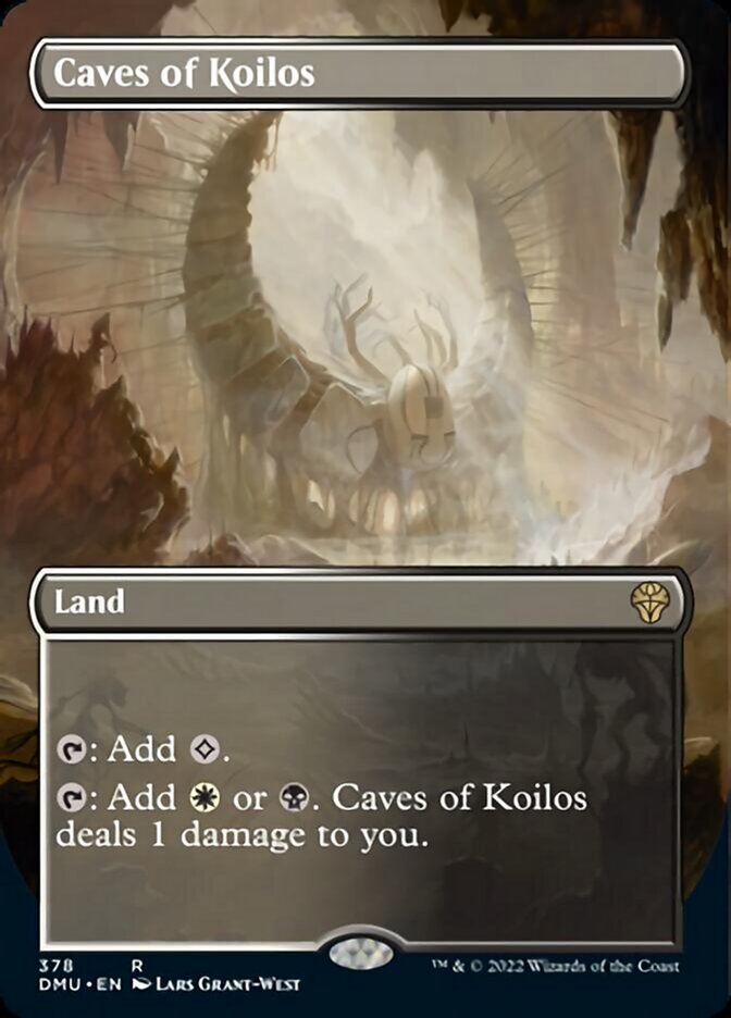 Caves of Koilos (Borderless Alternate Art) [Dominaria United] | Golgari Games