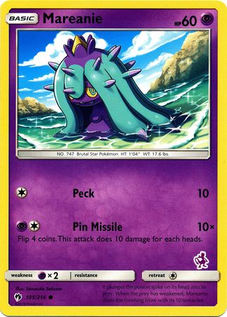 Mareanie (105/214) (Mewtwo Deck) [Battle Academy 2020] | Golgari Games