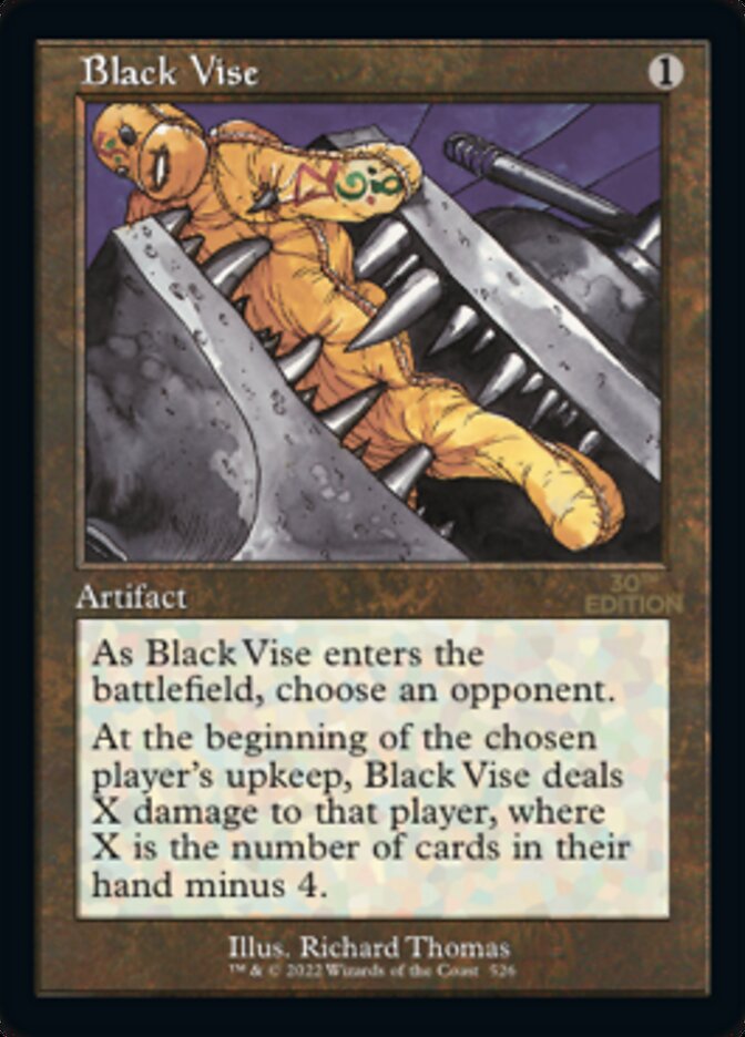 Black Vise (Retro) [30th Anniversary Edition] | Local Legends