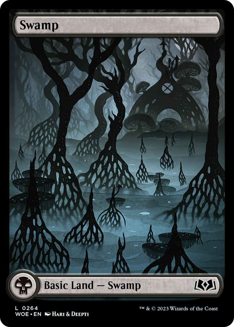 Swamp (264) (Full-Art) [Wilds of Eldraine] | Golgari Games