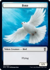 Bird // Spirit Double-sided Token [Kaldheim Commander Tokens] | Golgari Games