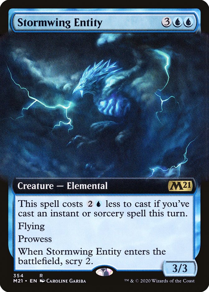 Stormwing Entity (Extended Art) [Core Set 2021] | Local Legends