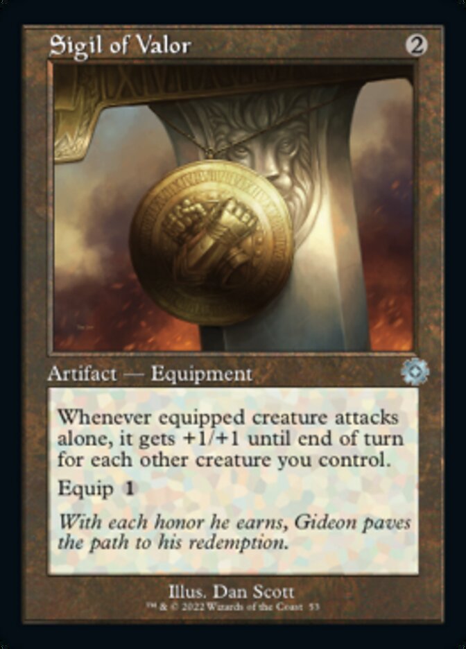 Sigil of Valor (Retro) [The Brothers' War Retro Artifacts] | Local Legends