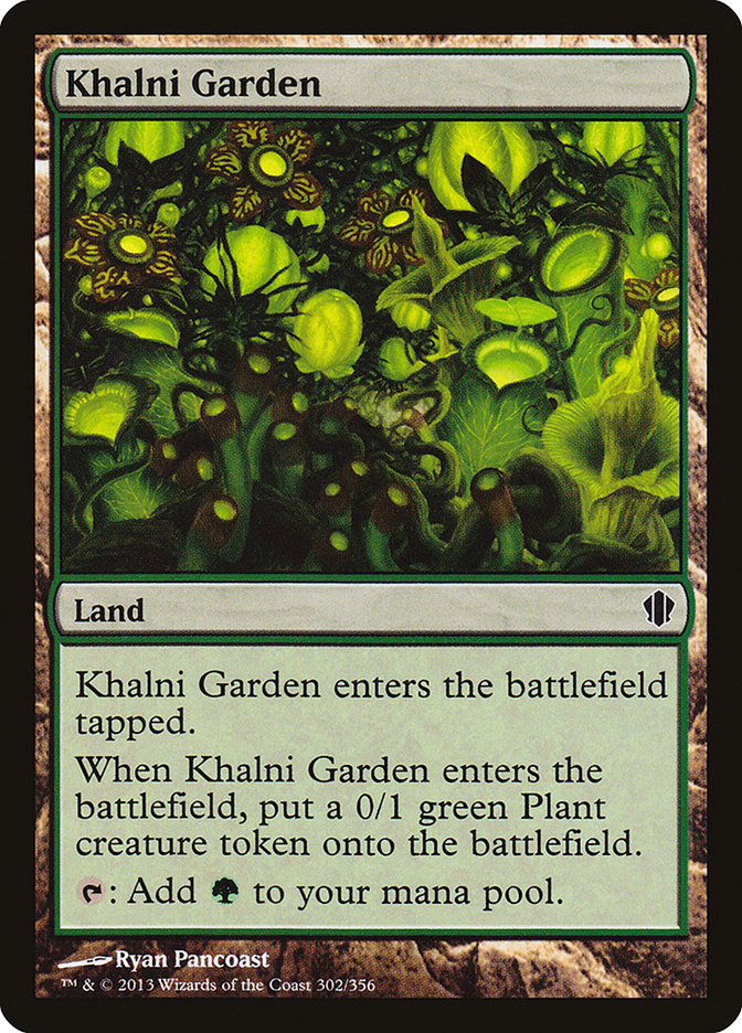 Khalni Garden [Commander 2013] | Golgari Games