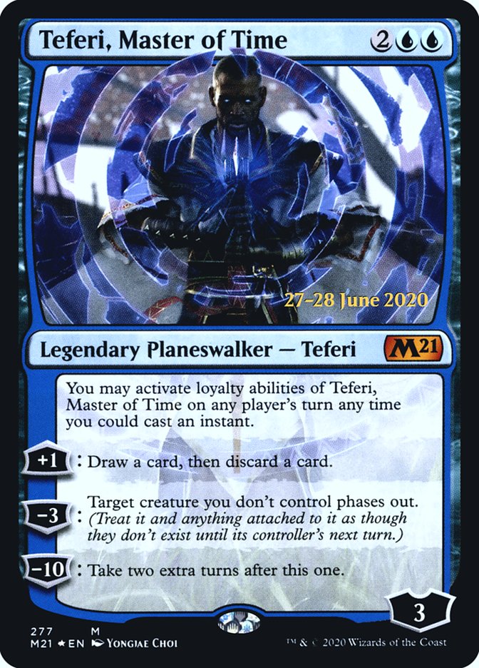 Teferi, Master of Time (275) [Core Set 2021 Prerelease Promos] | Golgari Games