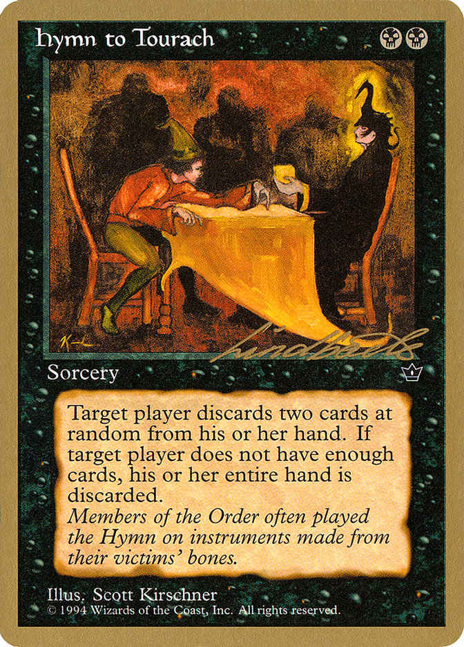 Hymn to Tourach (Table) (Leon Lindback) [Pro Tour Collector Set] | Local Legends