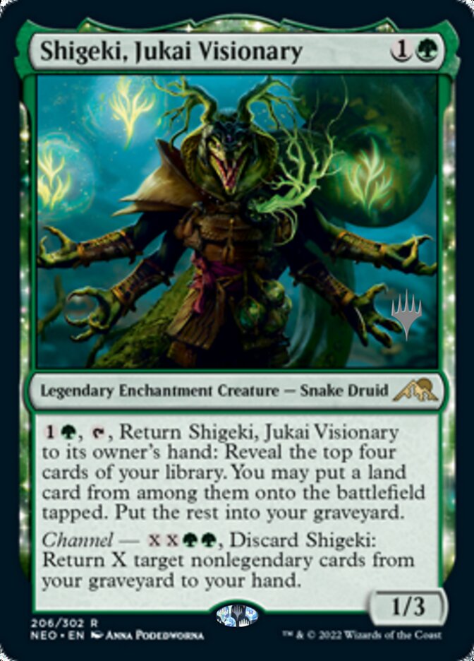 Shigeki, Jukai Visionary (Promo Pack) [Kamigawa: Neon Dynasty Promos] | Golgari Games