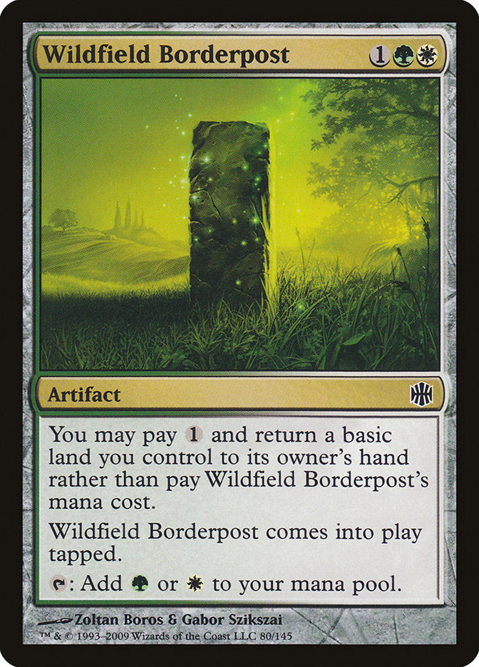 Wildfield Borderpost [Alara Reborn] | Golgari Games