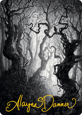 Forest 2 Art Card (Gold-Stamped Signature) [Innistrad: Midnight Hunt Art Series] | Local Legends