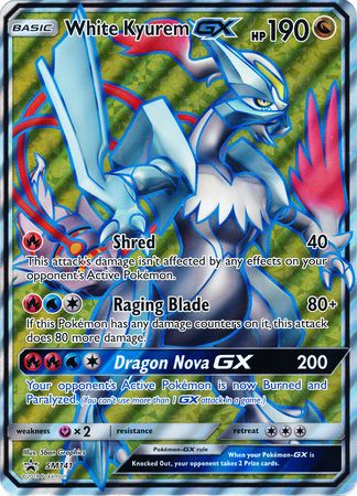 White Kyurem GX (SM141) (Jumbo Card) [Sun & Moon: Black Star Promos] | Golgari Games