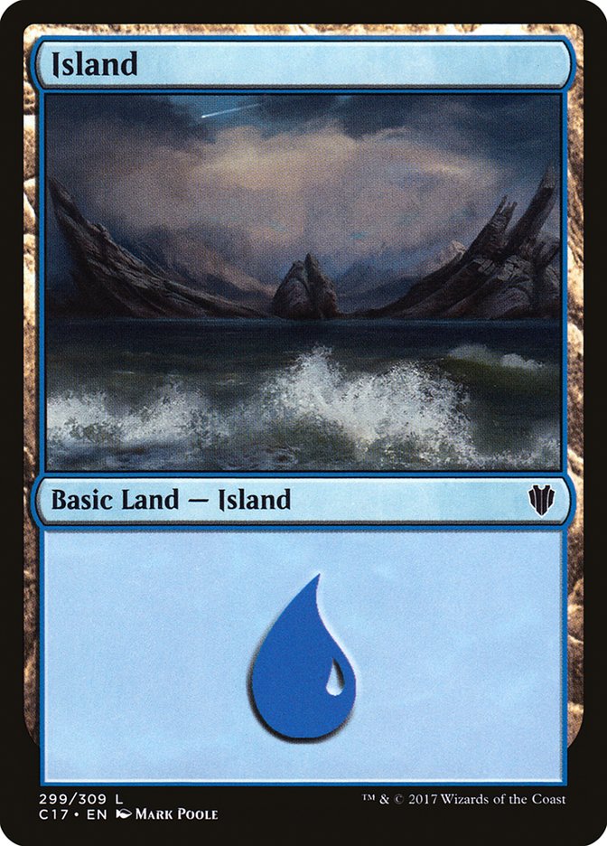 Island (299) [Commander 2017] | Golgari Games