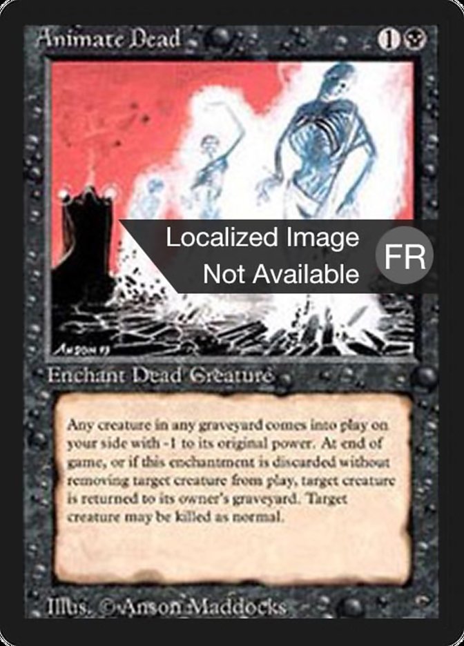 Animate Dead [Foreign Black Border] | Golgari Games