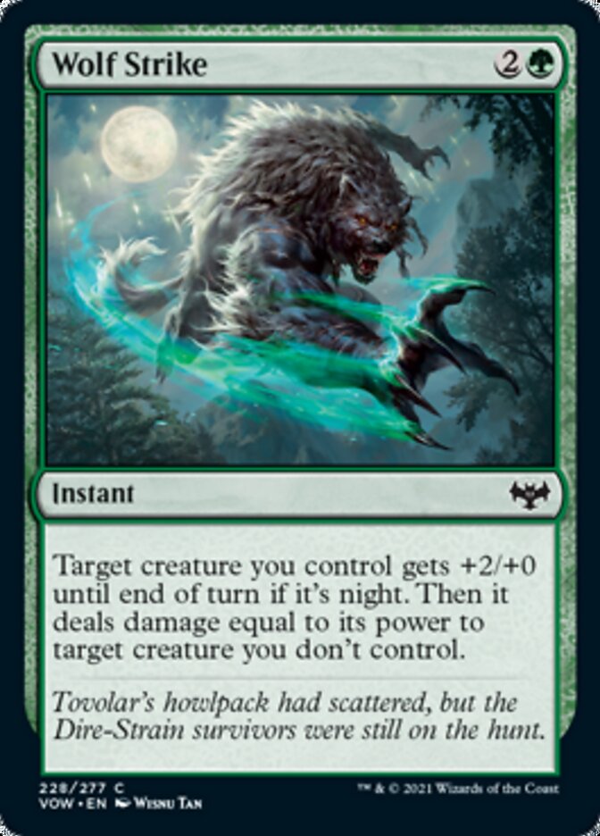 Wolf Strike [Innistrad: Crimson Vow] | Golgari Games