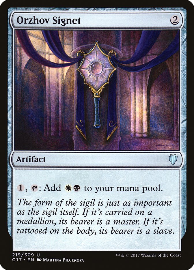 Orzhov Signet [Commander 2017] | Local Legends