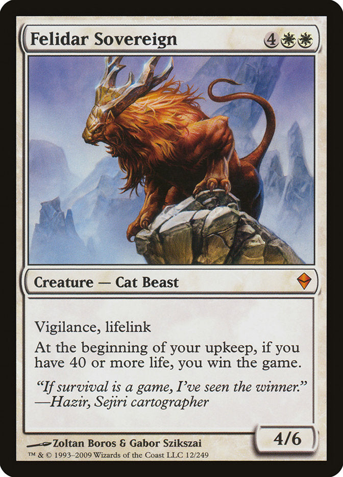 Felidar Sovereign [Zendikar] | Local Legends