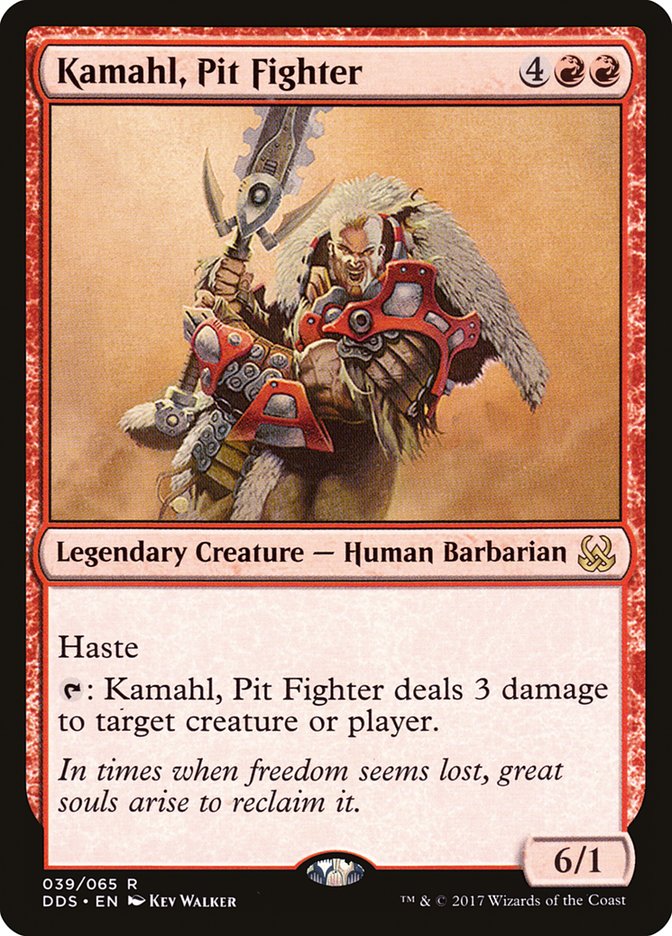 Kamahl, Pit Fighter [Duel Decks: Mind vs. Might] | Golgari Games