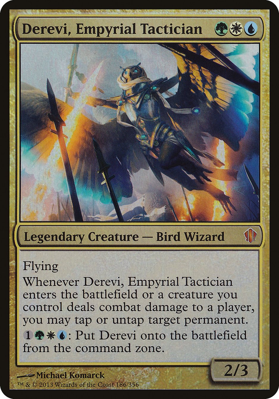 Derevi, Empyrial Tactician (Oversized) [Commander 2013 Oversized] | Golgari Games