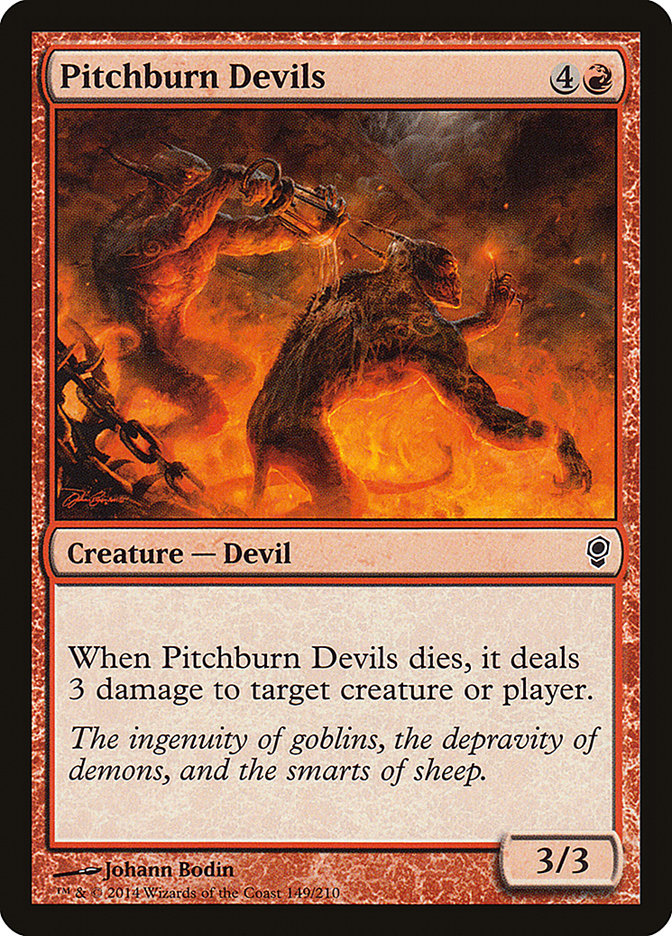 Pitchburn Devils [Conspiracy] | Golgari Games