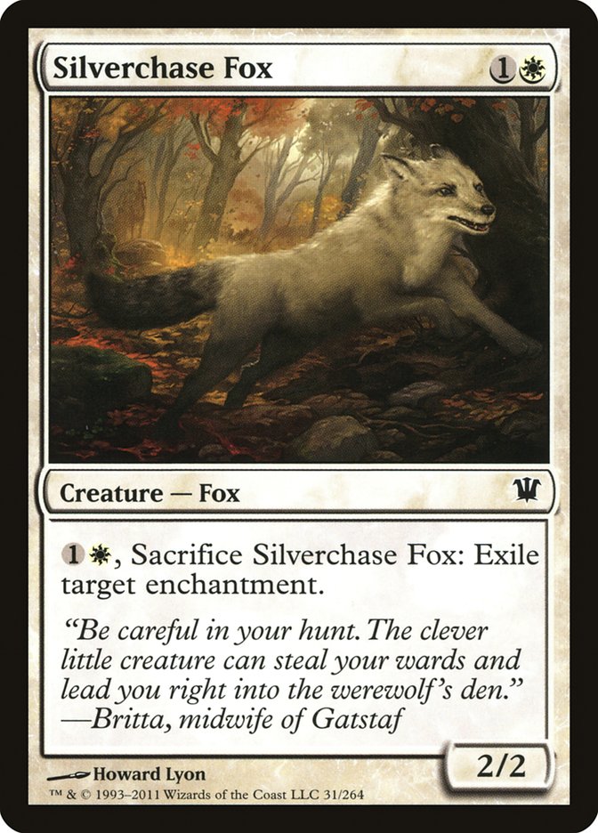 Silverchase Fox [Innistrad] | Golgari Games