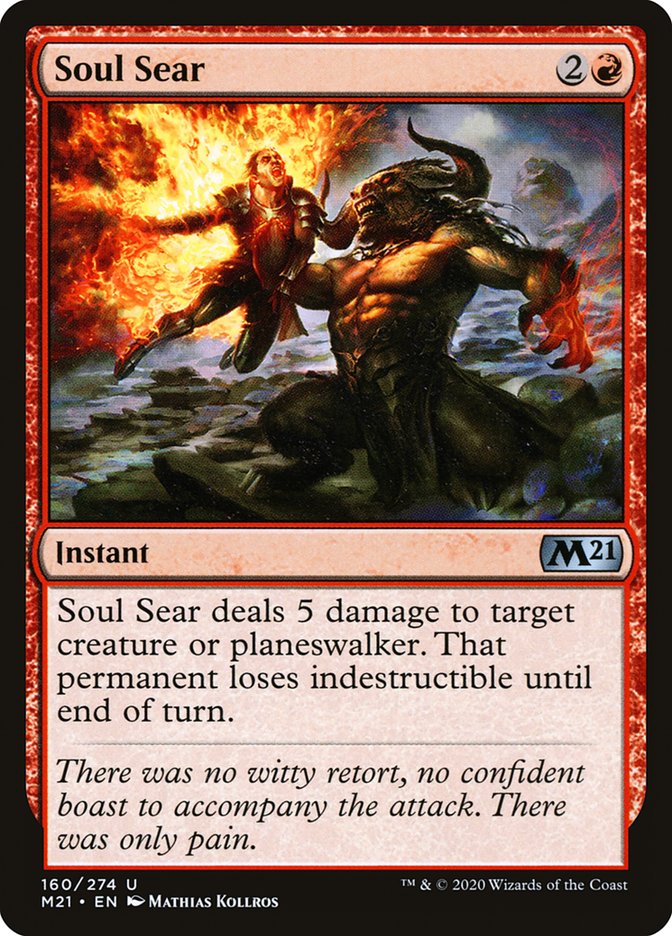 Soul Sear [Core Set 2021] | Local Legends