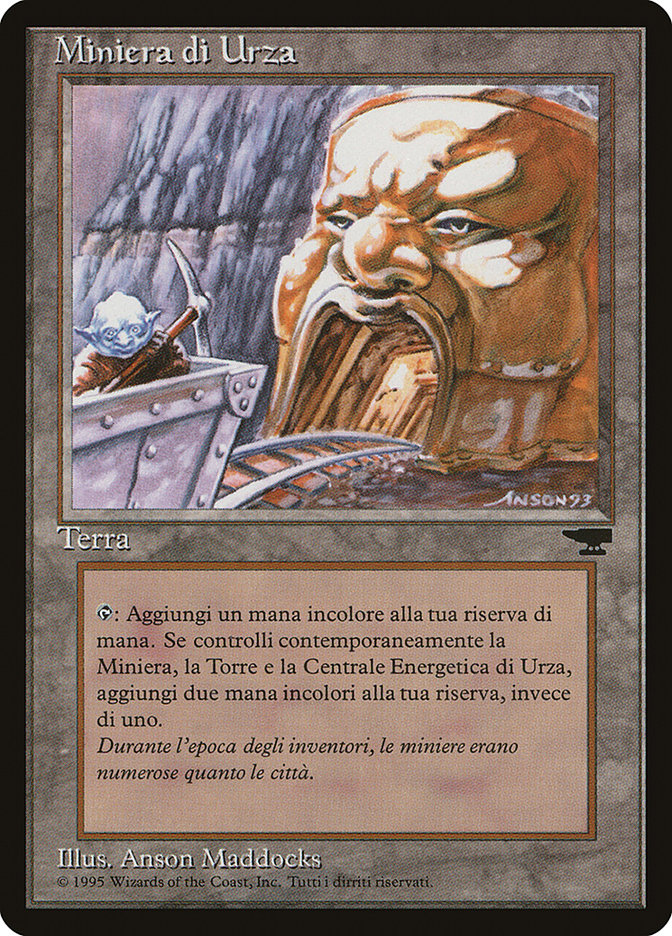 Urza's Mine (Pulley) (Italian) - "Miniera di Urza" [Rinascimento] | Golgari Games