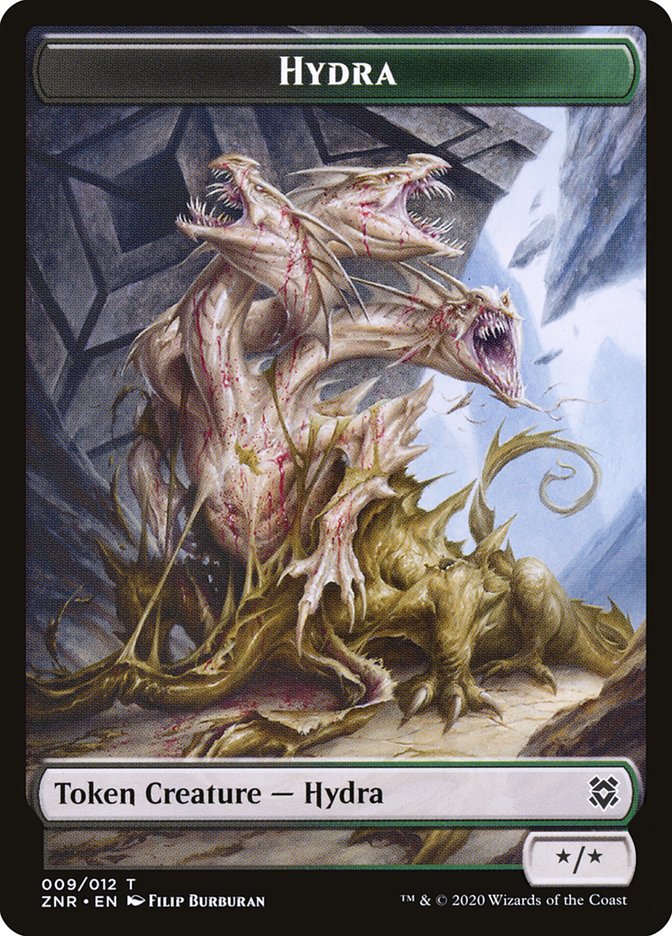 Hydra Token [Zendikar Rising Tokens] | Golgari Games