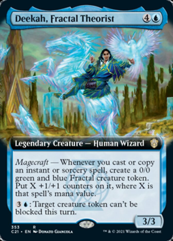 Deekah, Fractal Theorist (Extended Art) [Commander 2021] | Local Legends