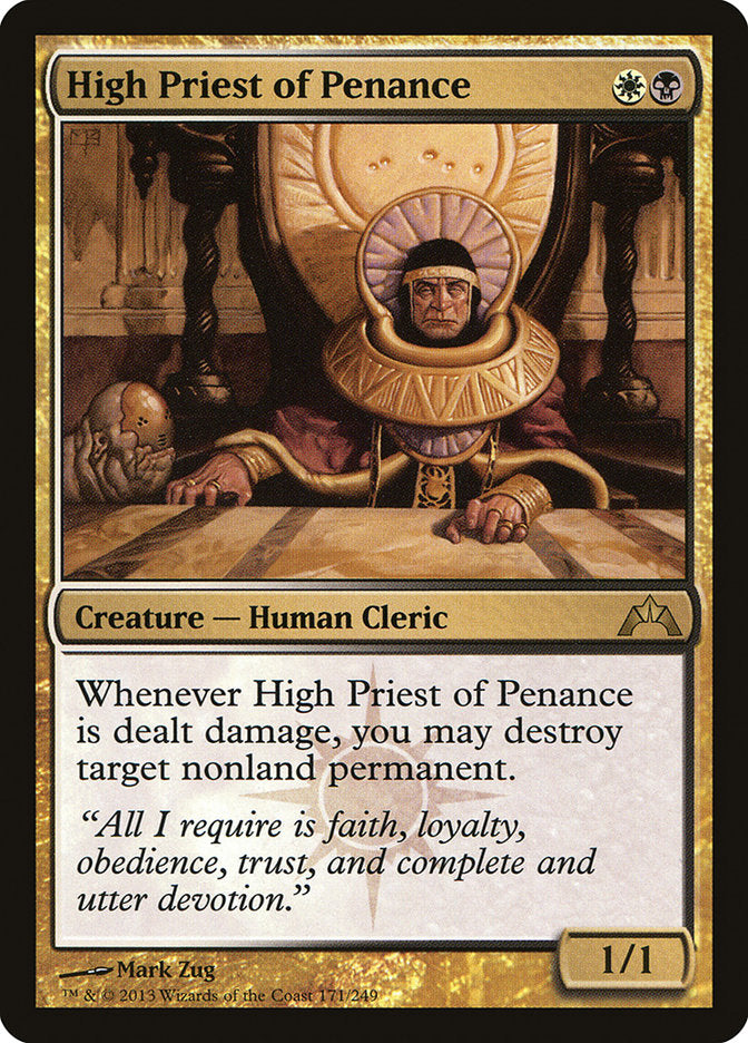 High Priest of Penance [Gatecrash] | Golgari Games