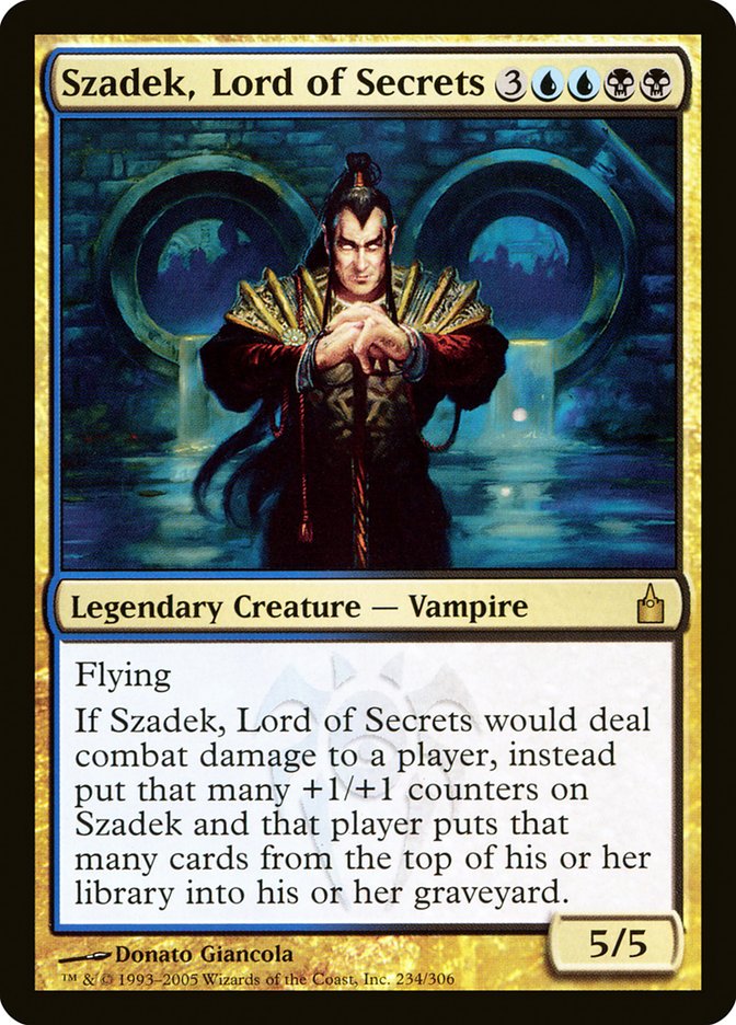 Szadek, Lord of Secrets [Ravnica: City of Guilds] | Local Legends