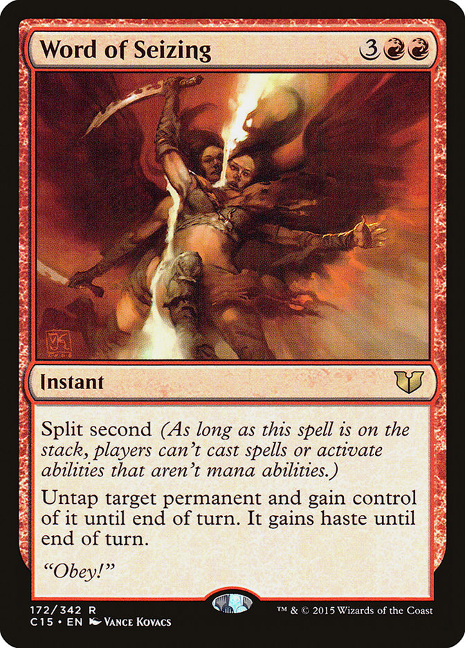 Word of Seizing [Commander 2015] | Local Legends