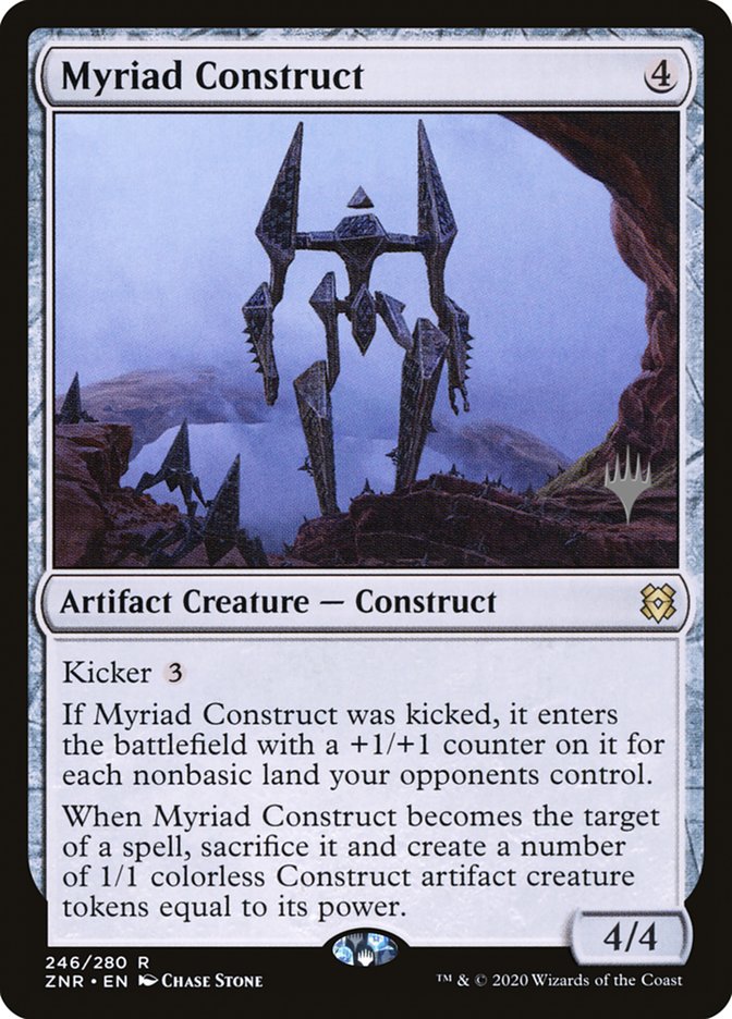 Myriad Construct (Promo Pack) [Zendikar Rising Promos] | Golgari Games