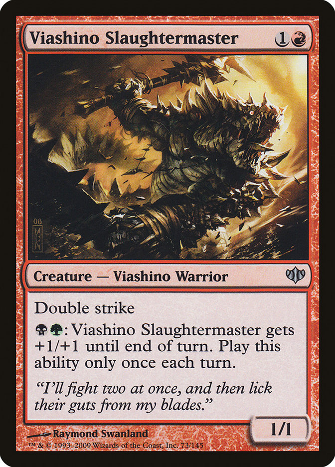 Viashino Slaughtermaster [Conflux] | Local Legends
