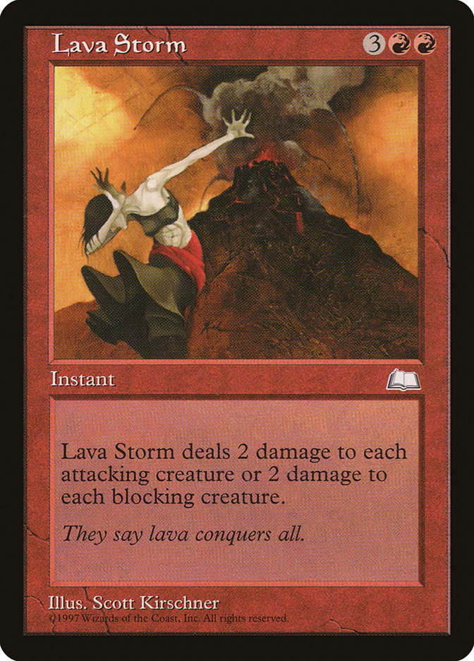 Lava Storm [Weatherlight] | Local Legends