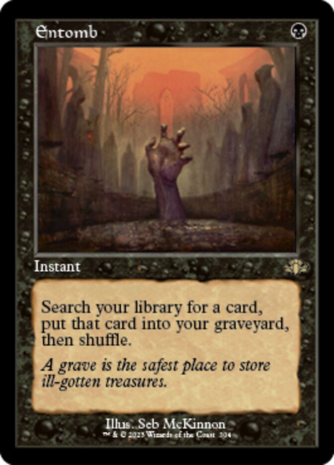 Entomb (Retro) [Dominaria Remastered] | Local Legends
